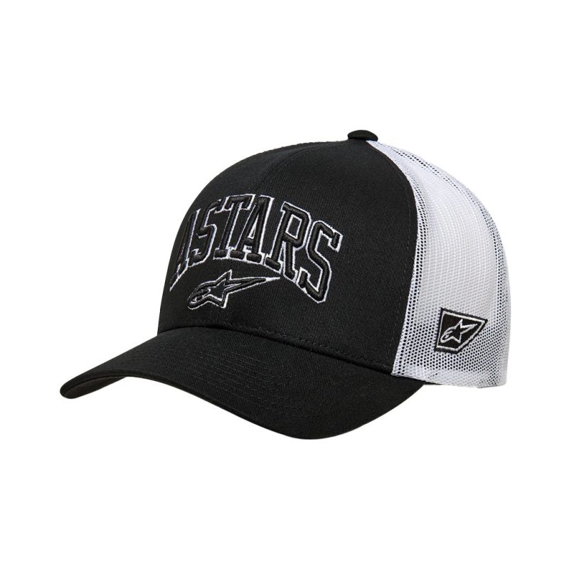 Alpinestars Dunker Black White Trucker Hat