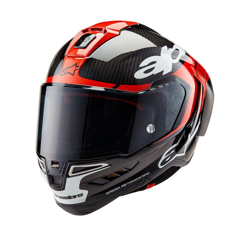 Alpinestars Supertech SR10 Element Black Red Carbon Helmet 1