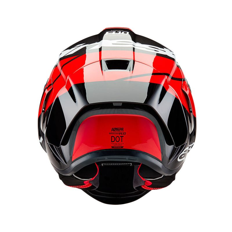 Alpinestars Supertech SR10 Element Black Red Carbon Helmet 3