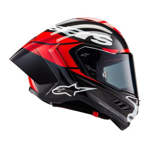 Alpinestars Supertech SR10 Element Black Red Carbon Helmet 4