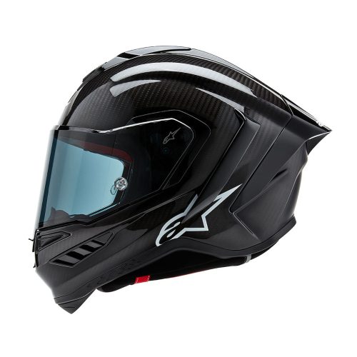 Alpinestars Supertech SR10 Solid Black Carbon Helmet 5