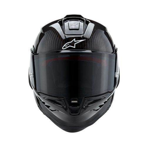 Alpinestars Supertech SR10 Solid Black Carbon Helmet 6