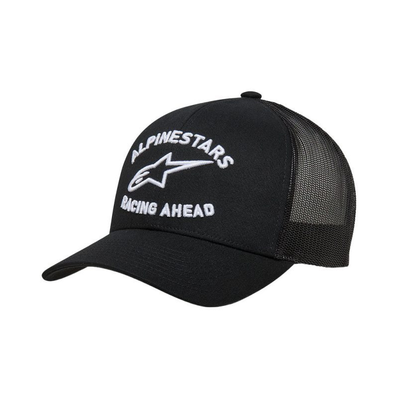 Triple Black White Trucker Hat