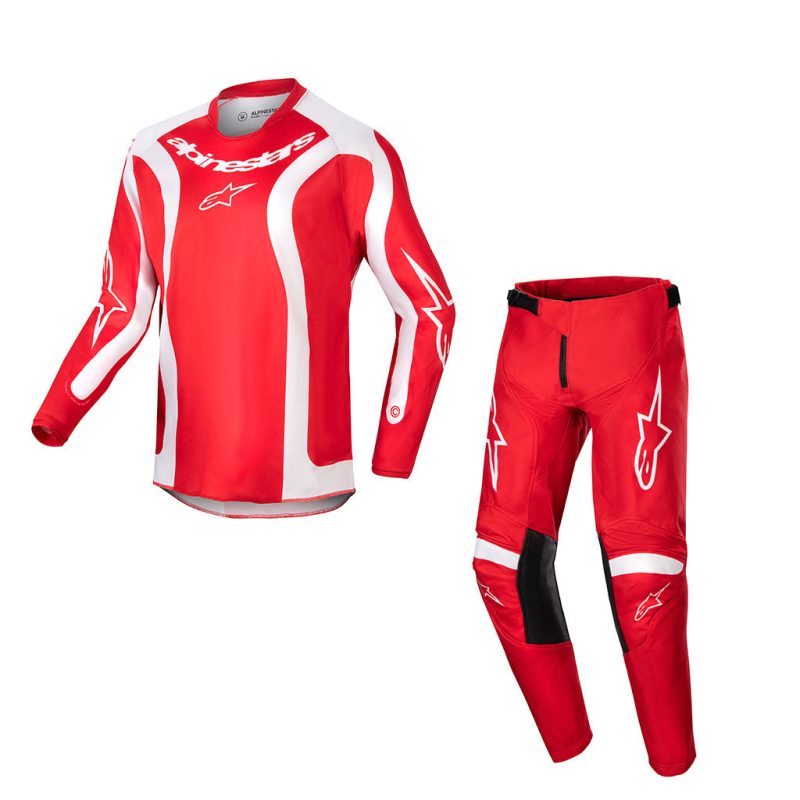 Youth Racer Lurv Red White mx combo