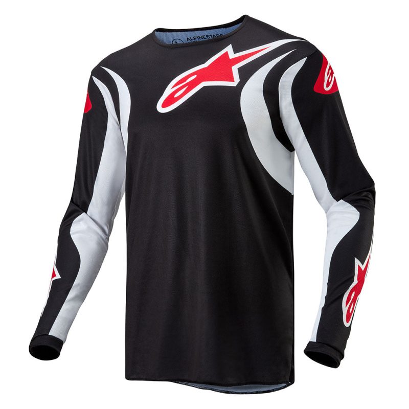 fluid lucent black white jersey front 1